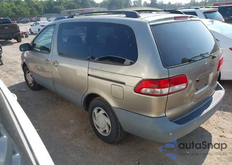 2001 Toyota Sienna from USA, damaged, VIN NOTANOTARY